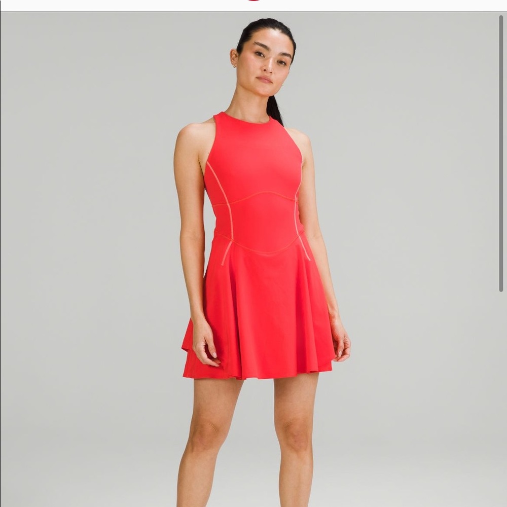 Lululemon court crush dress black